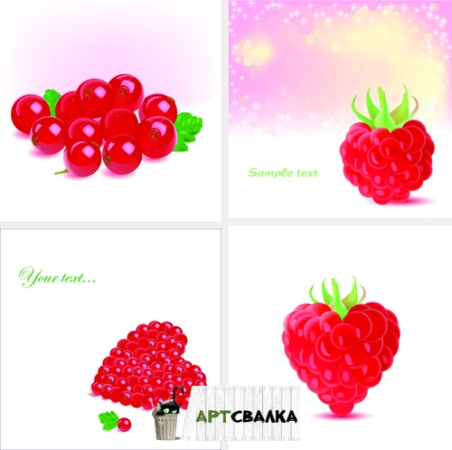 Ягоды сердечком | Berries heart